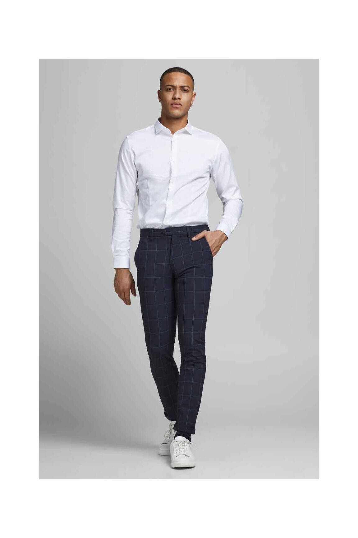 Chino kelnė mėlyna JACK & JONES vyras