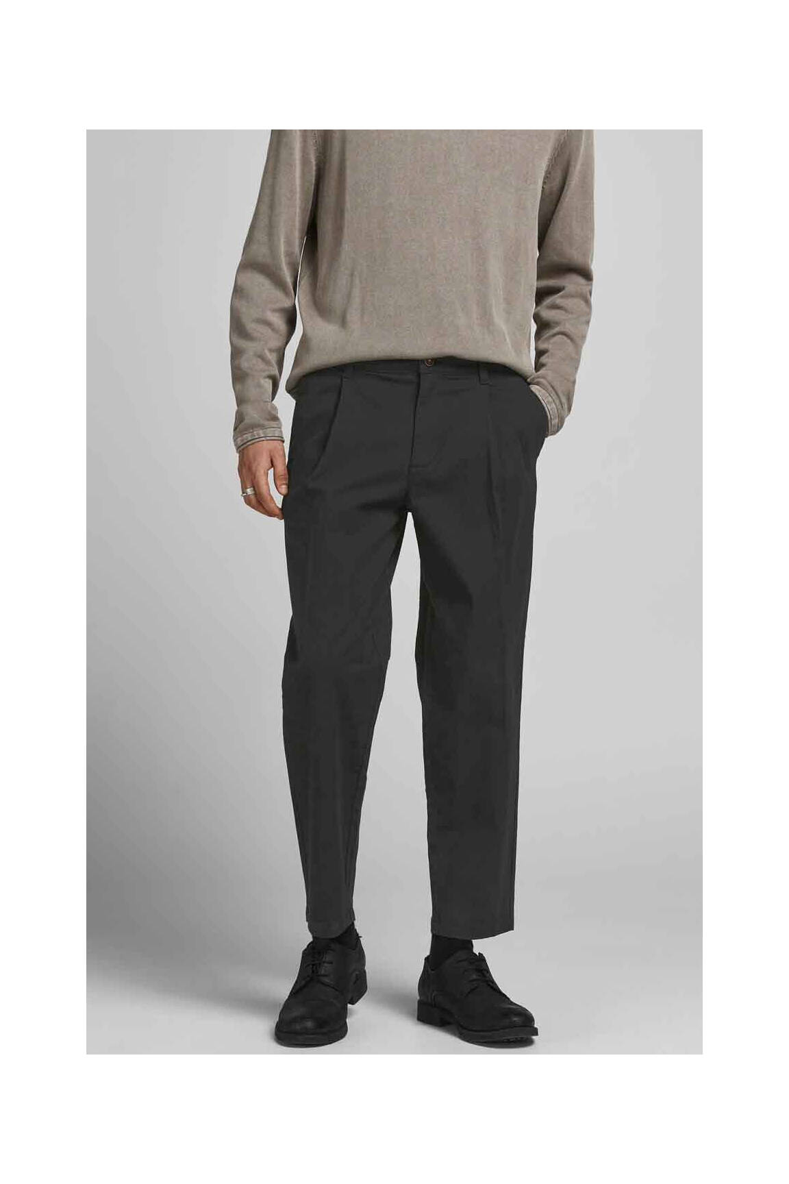 Chino kelnė juodas JACK & JONES vyras