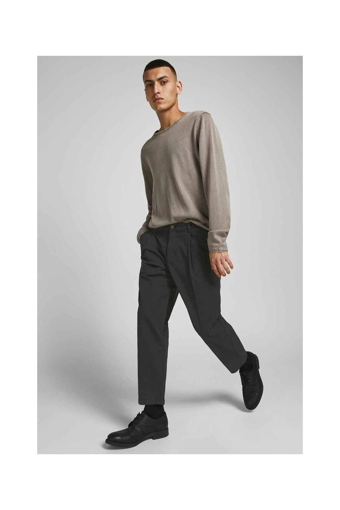 Chino kelnė juodas JACK & JONES vyras