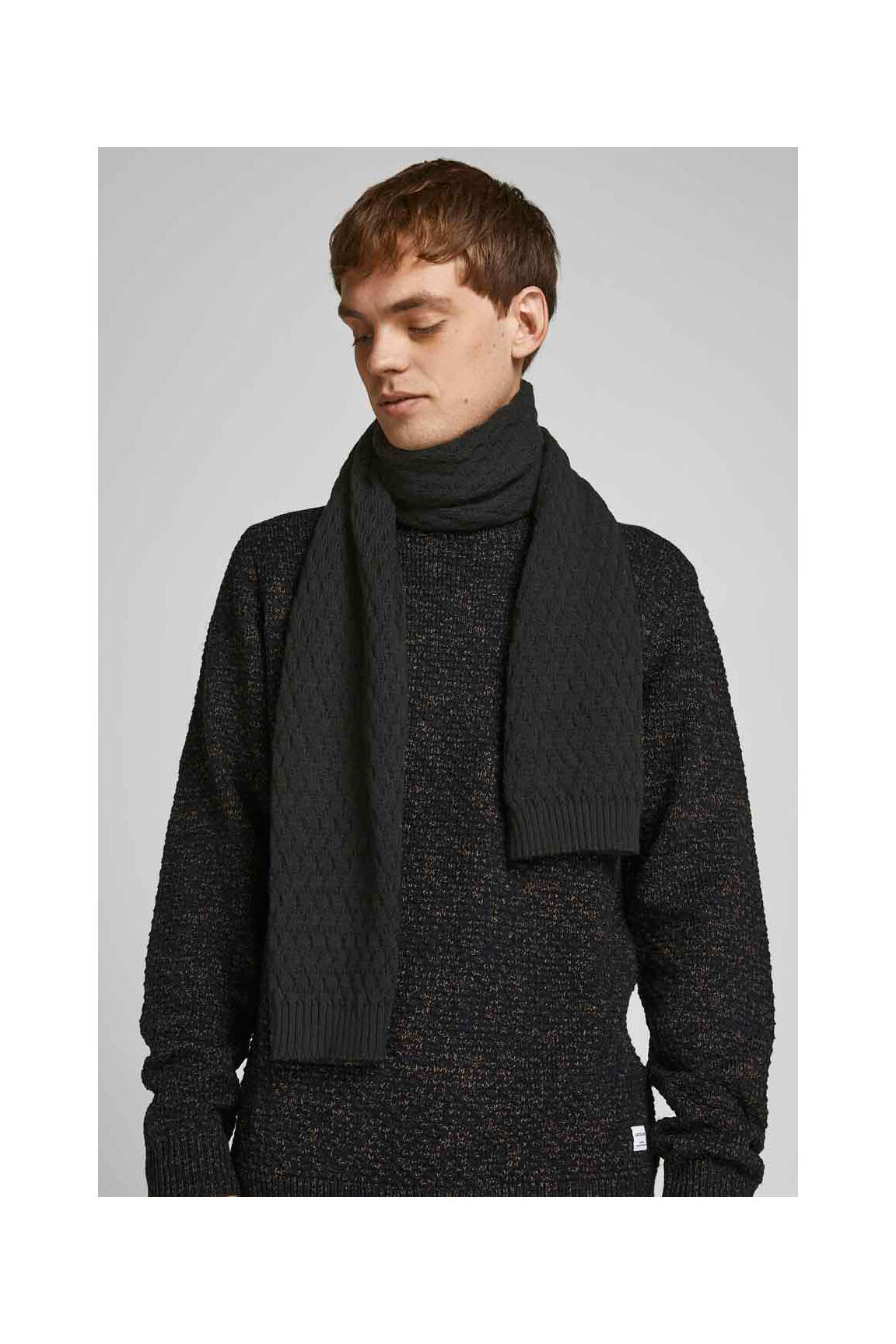 Šalikas juodas JACK & JONES vyras