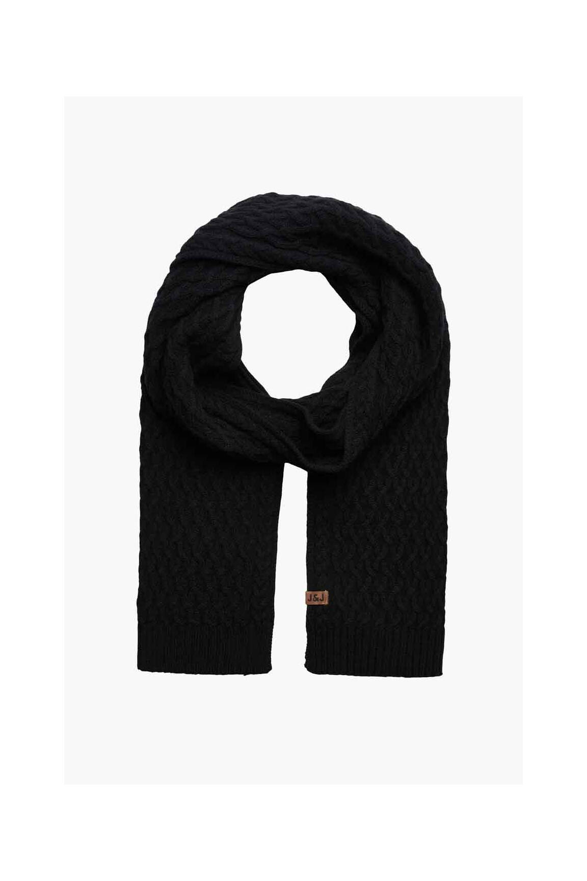 Šalikas juodas JACK & JONES vyras