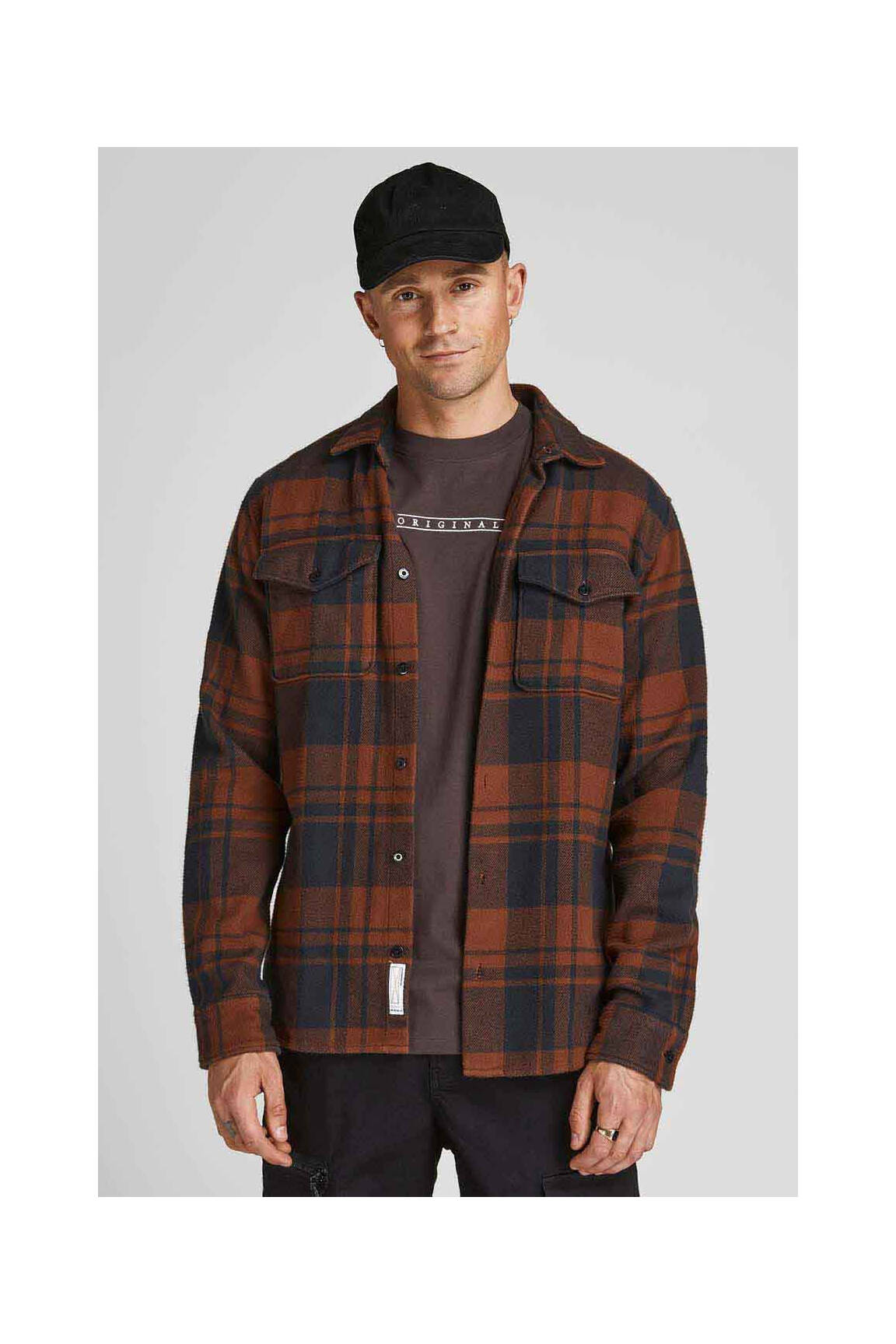Kepuraitė juodas JACK & JONES vyras