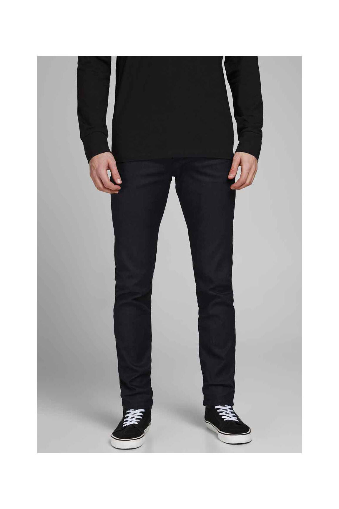 Lieknos džinsai juodas JACK & JONES vyras