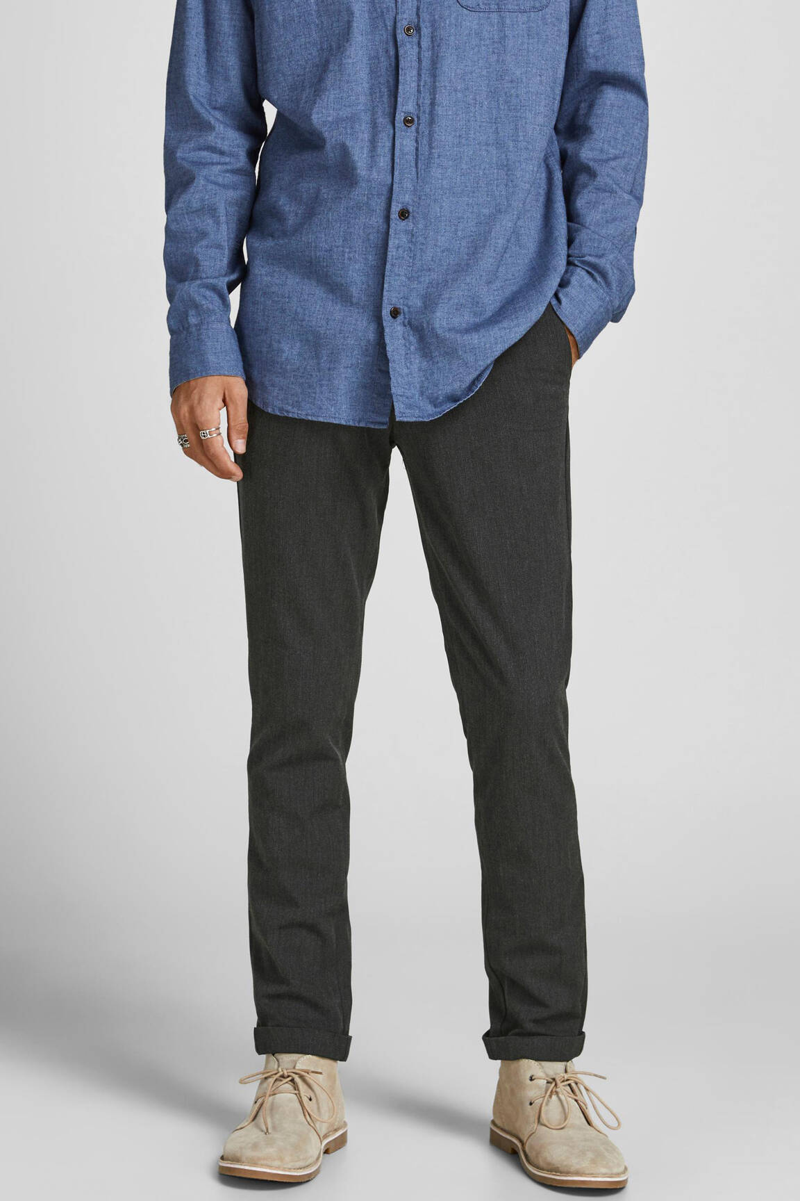 Chino kelnė pilka JACK & JONES vyras