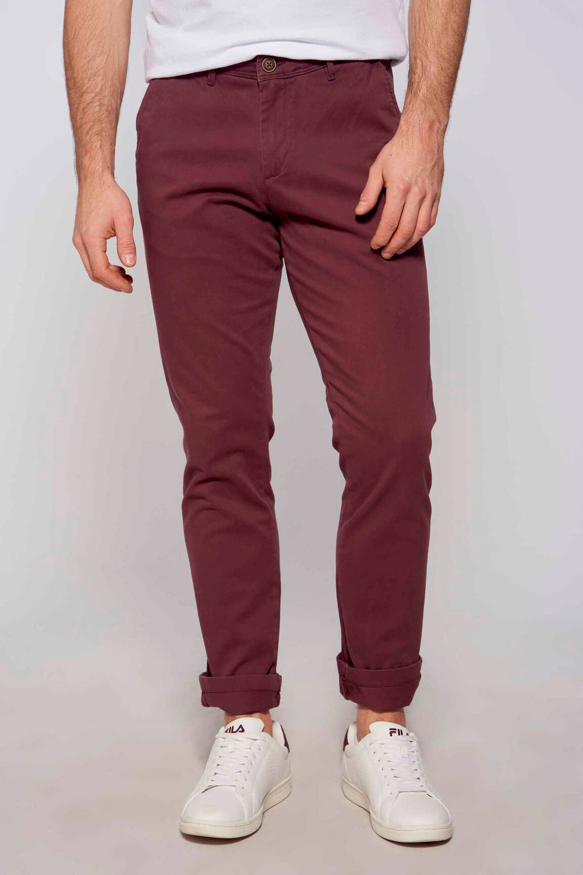 Chino kelnė raudona JACK & JONES vyras