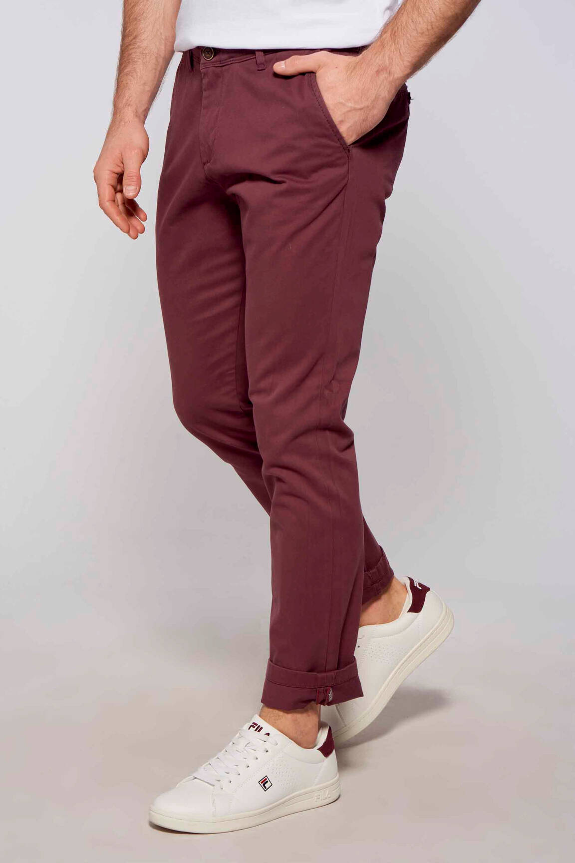 Chino kelnė raudona JACK & JONES vyras