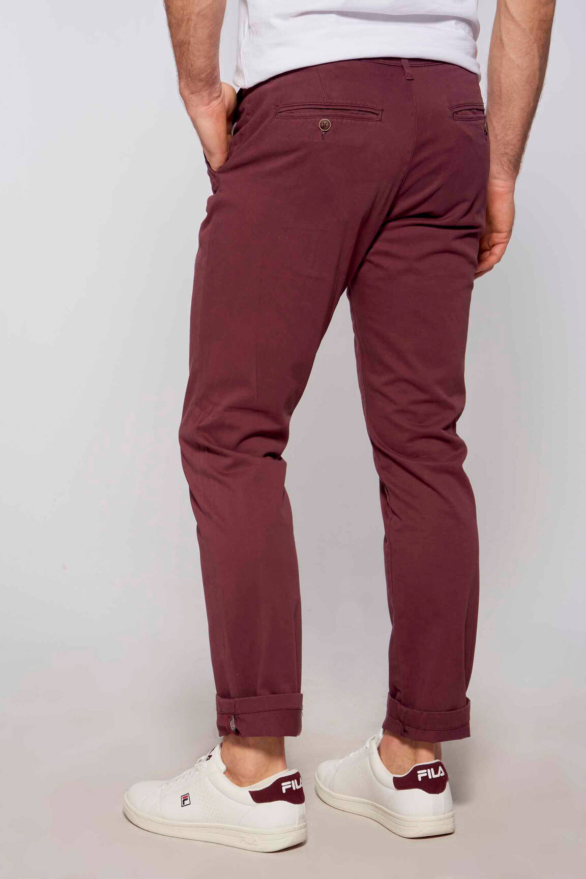 Chino kelnė raudona JACK & JONES vyras
