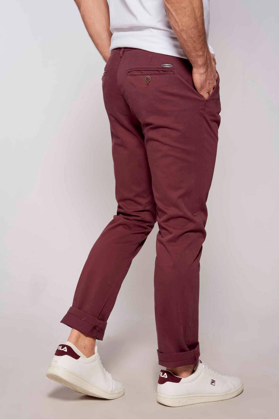 Chino kelnė raudona JACK & JONES vyras