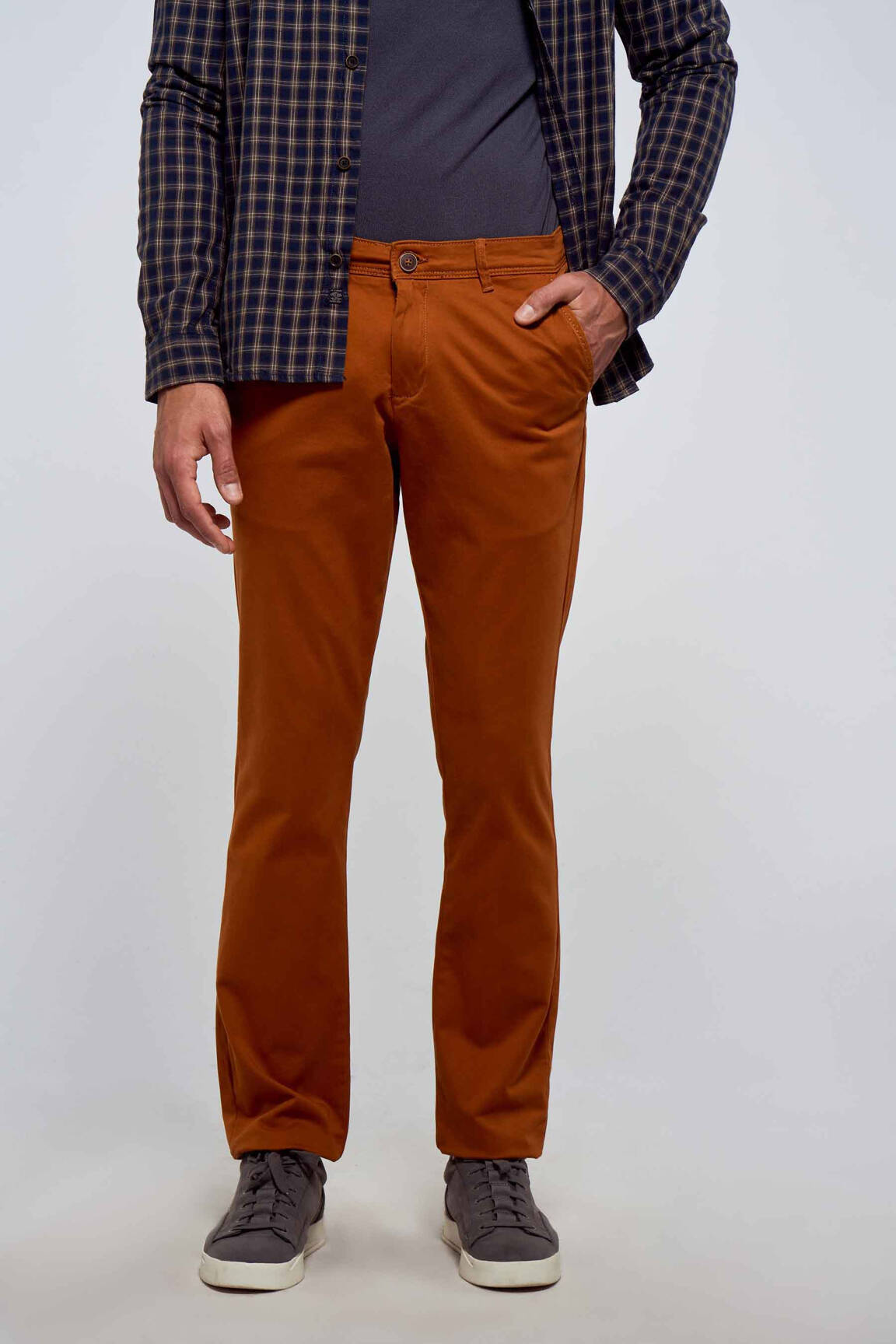 Chino kelnė rudas JACK & JONES vyras