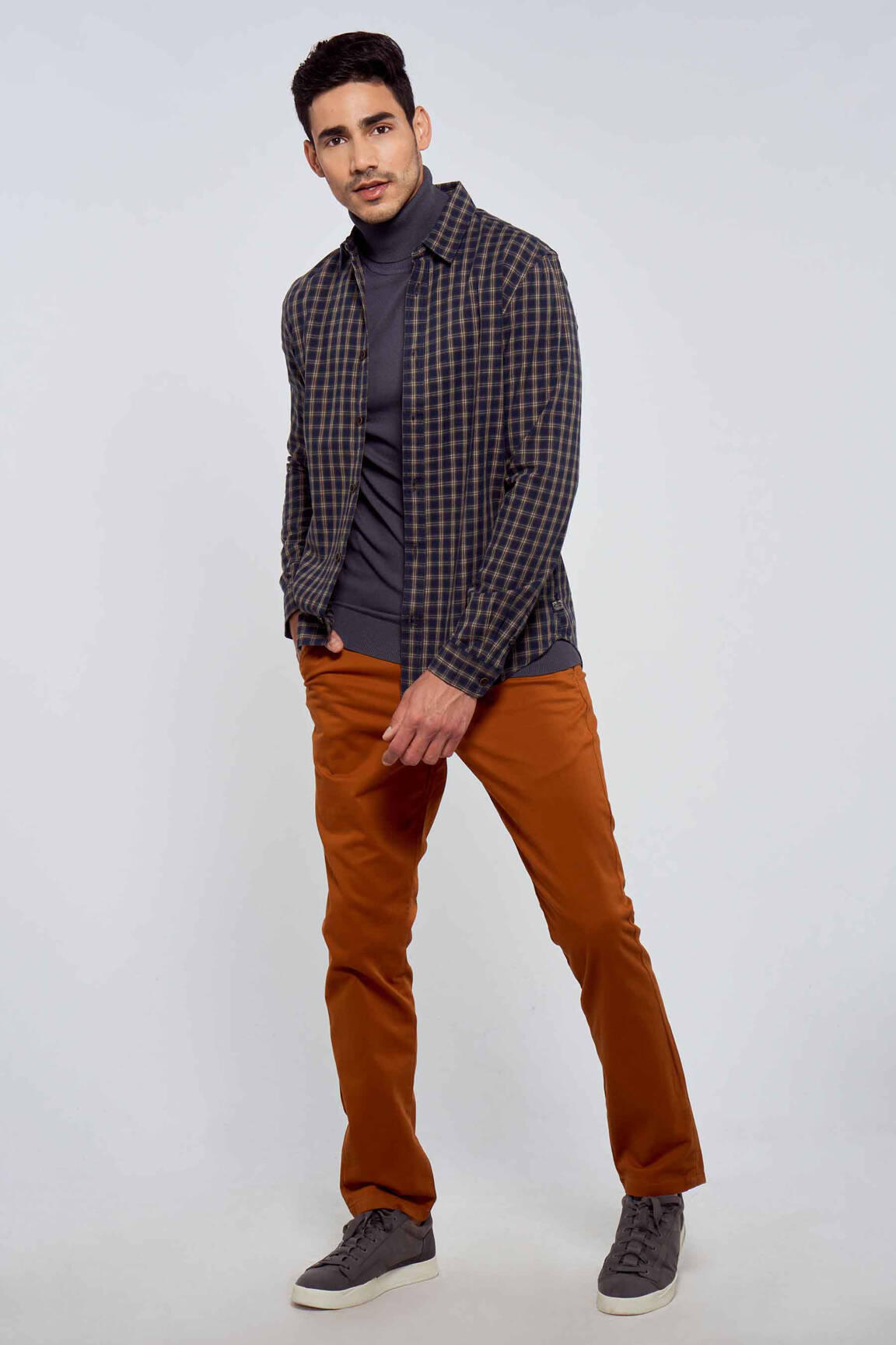 Chino kelnė rudas JACK & JONES vyras