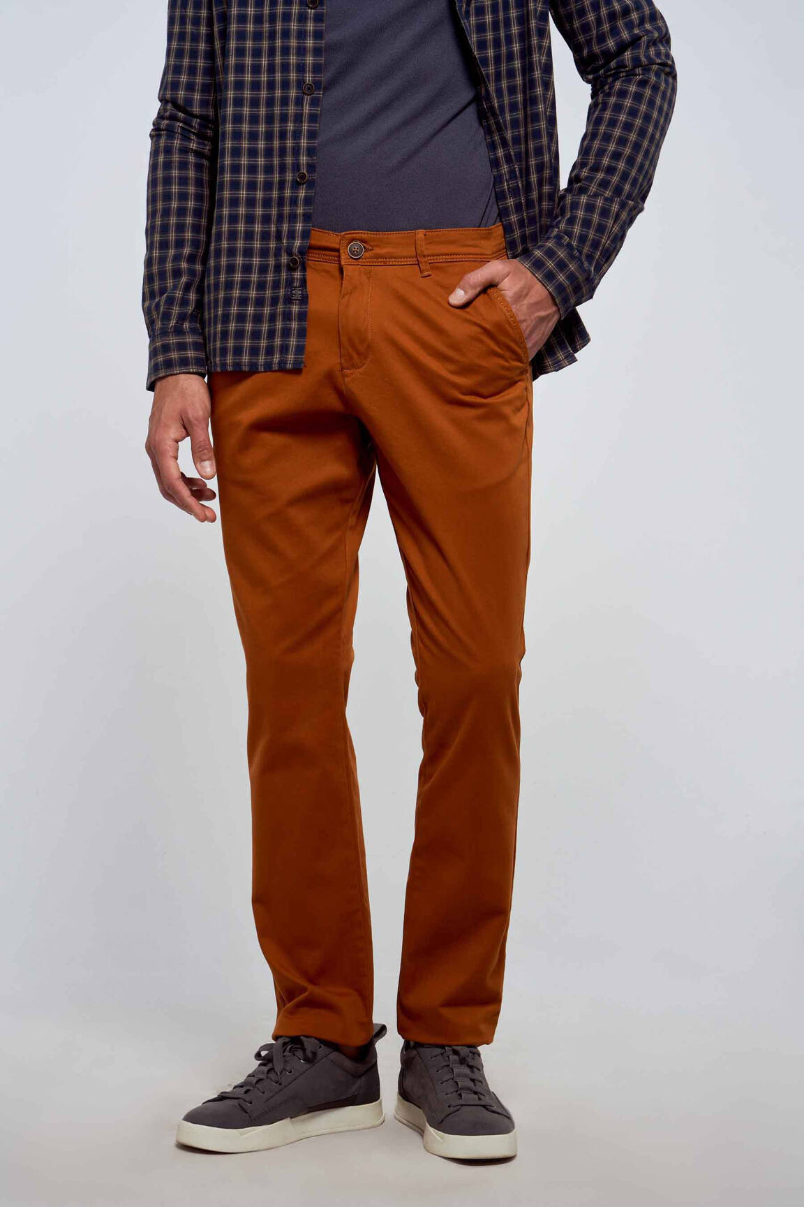Chino kelnė rudas JACK & JONES vyras