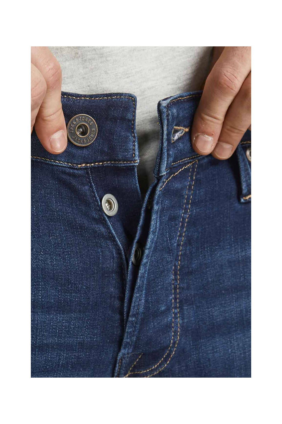 Lieknos džinsai mėlyna JACK & JONES vyras