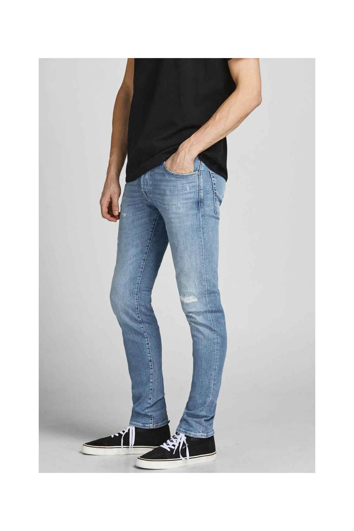Lieknos džinsai mėlyna JACK & JONES vyras