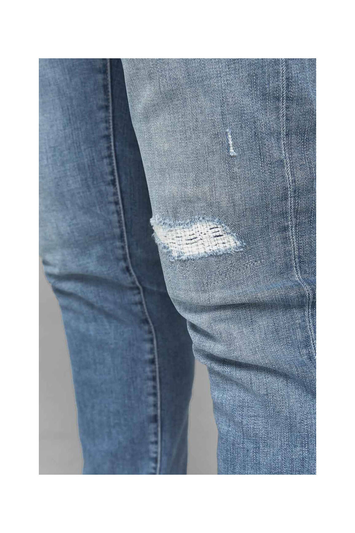 Lieknos džinsai mėlyna JACK & JONES vyras