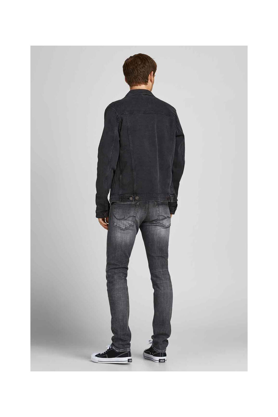 Lieknos džinsai pilka JACK & JONES vyras