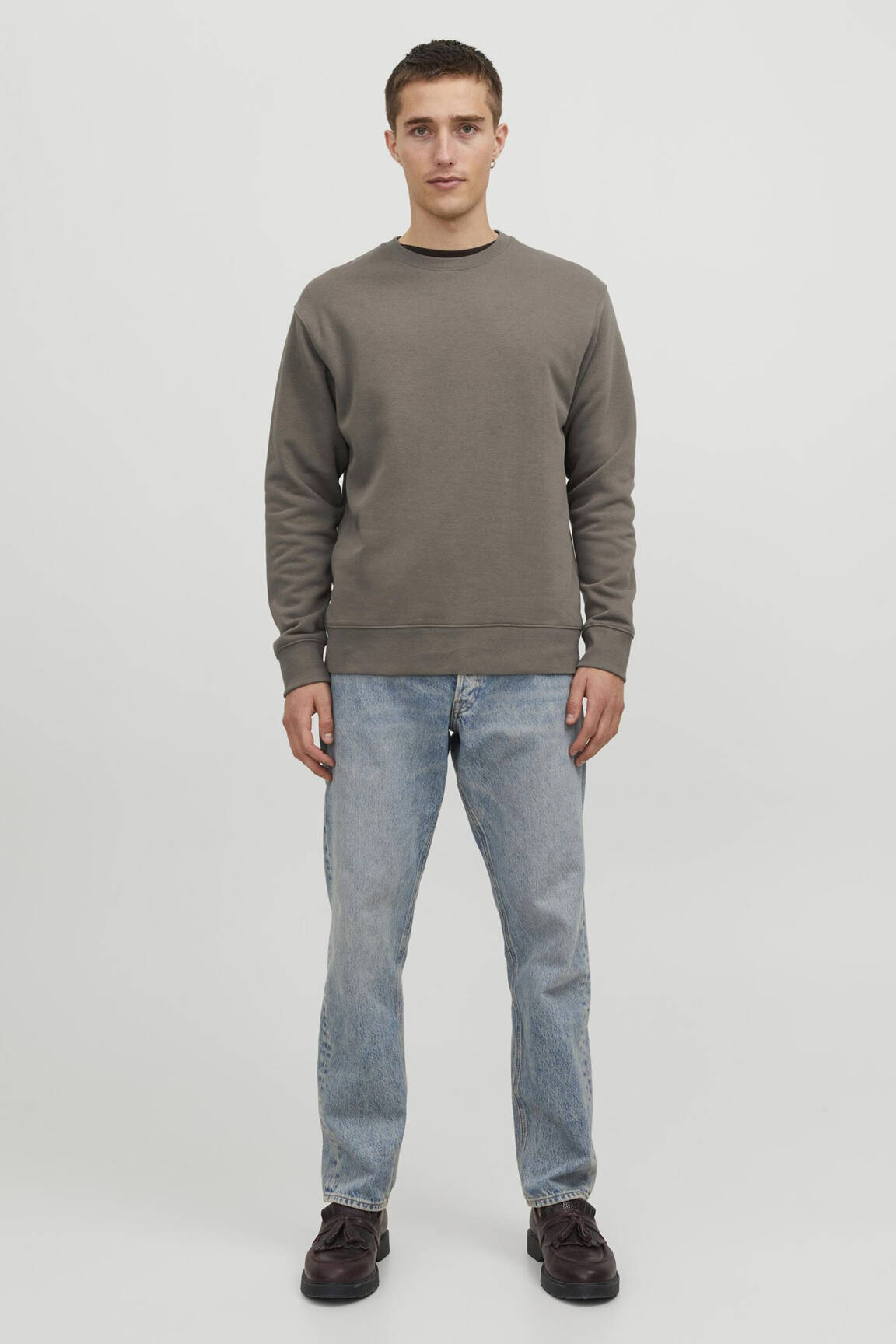 Mikroskopas rudas JACK & JONES vyras