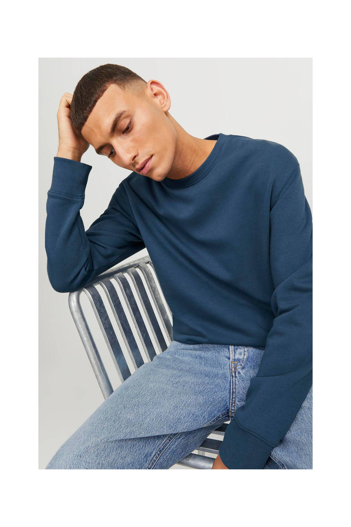 Mikroskopas mėlyna JACK & JONES vyras