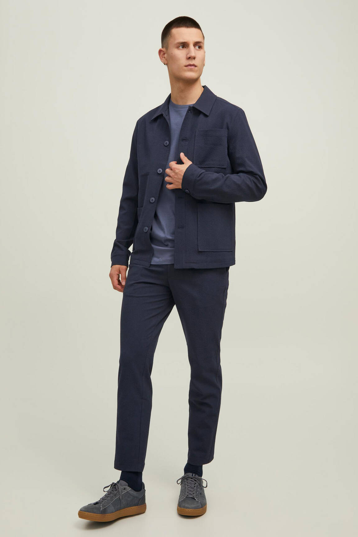 Chino kelnė mėlyna JACK & JONES vyras