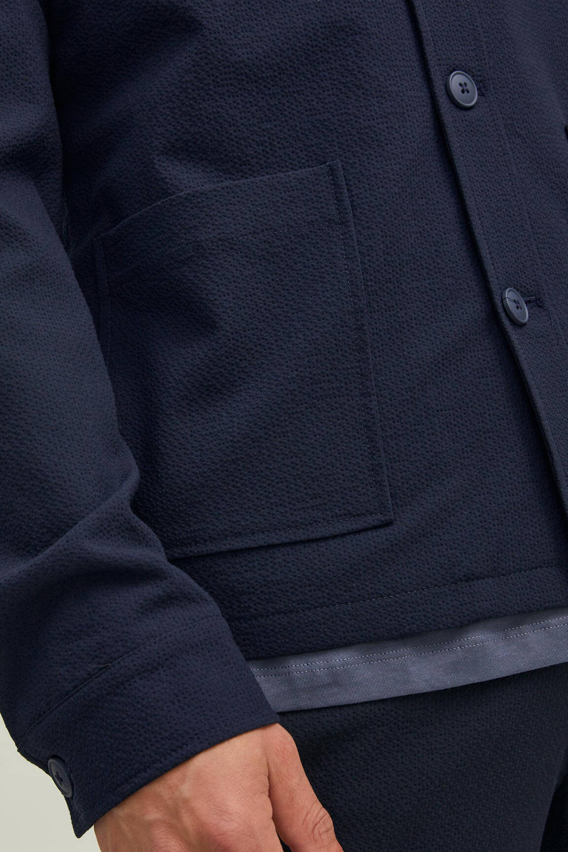 Švarkas mėlyna JACK & JONES vyras