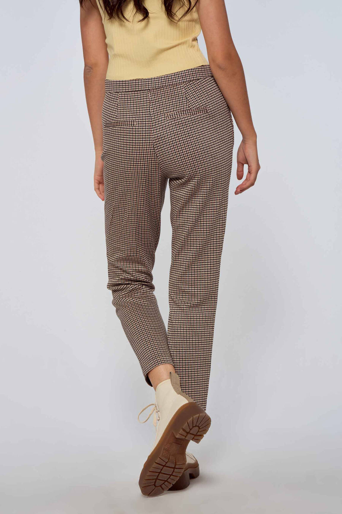 Chino kelnė rudas ONLY moteris