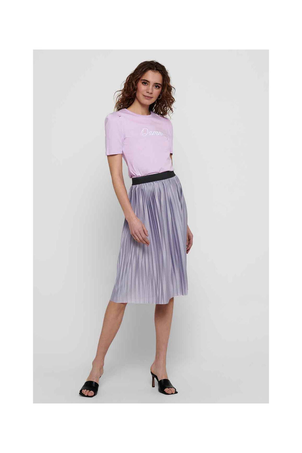 Viršūnė violetinis ONLY moteris