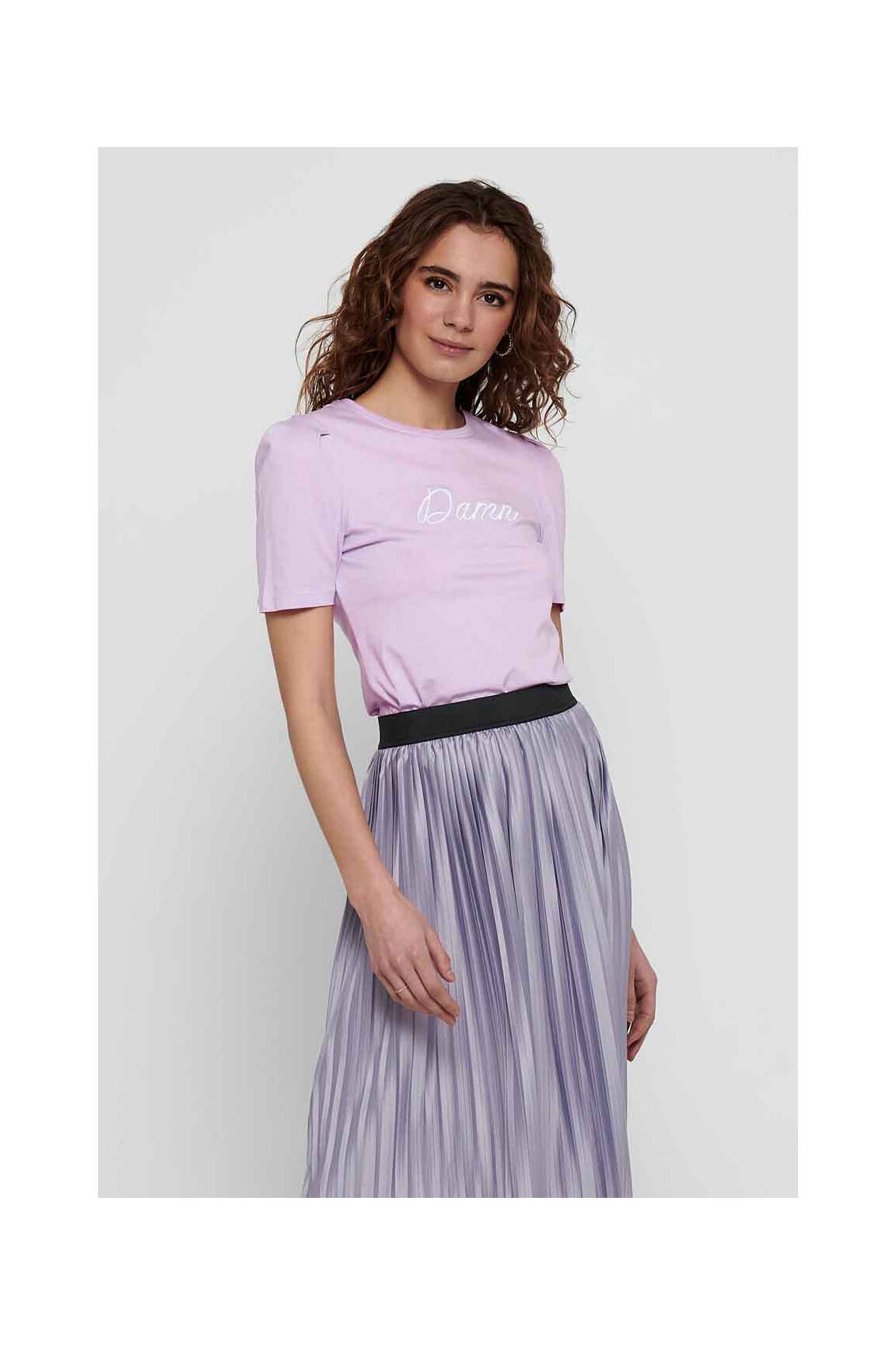 Viršūnė violetinis ONLY moteris
