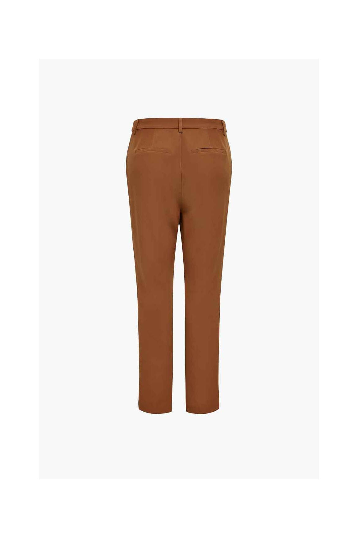 Chino kelnė rudas ONLY moteris