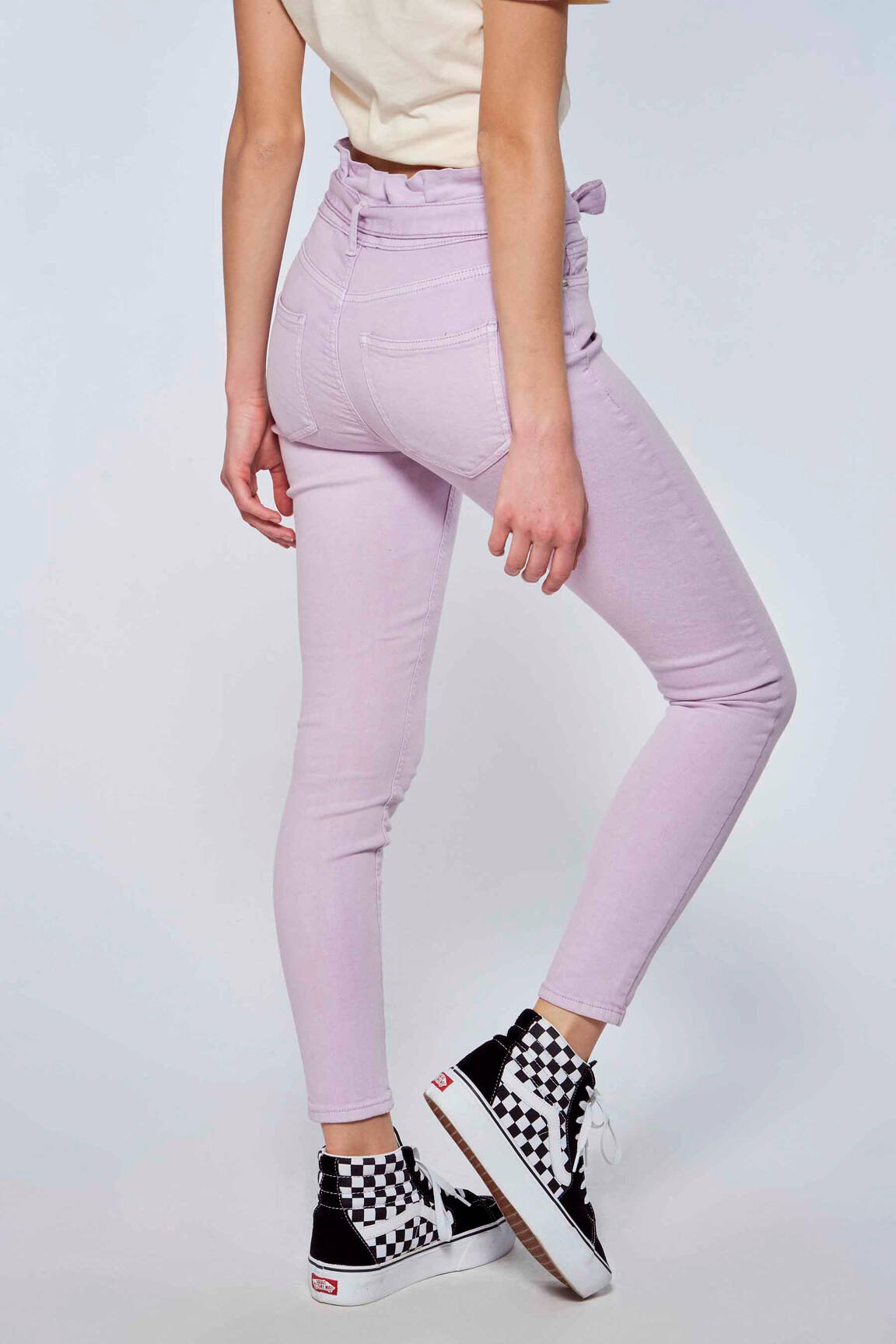 Lieknos kelnės violetinis ONLY moteris