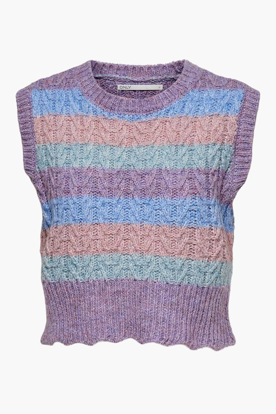 Marškiniai be rankovių violetinis ONLY moteris