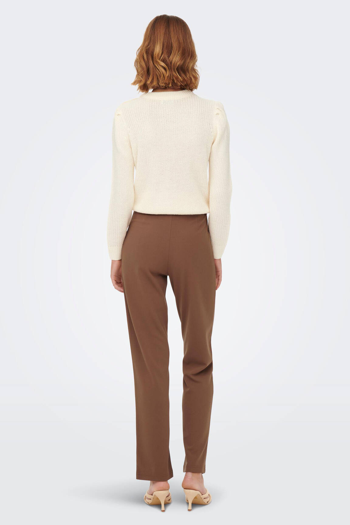 Chino kelnė rudas JACQUELINE DE YONG moteris