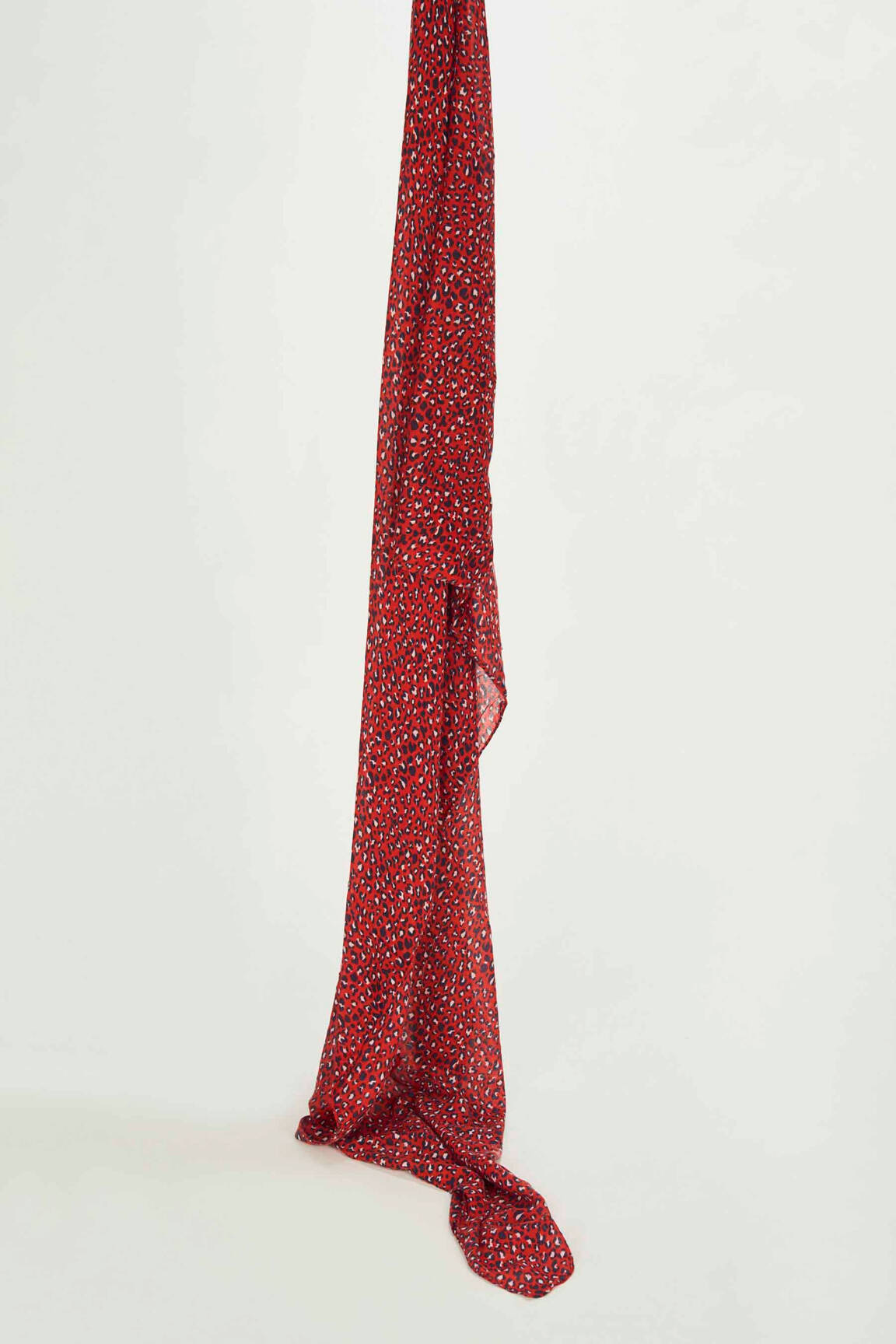 Šalikas raudona PIECES moteris