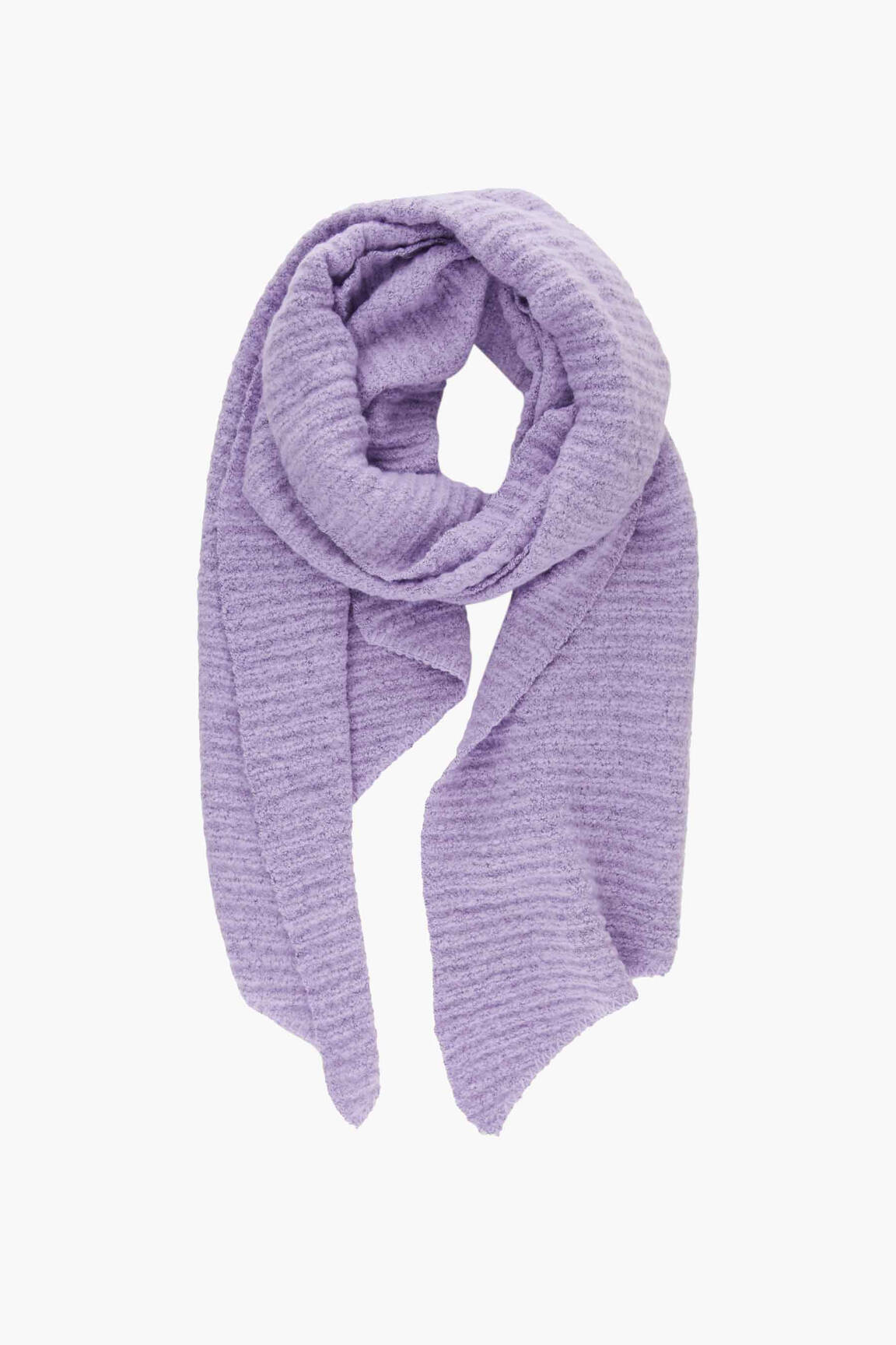 Šalikas violetinis PIECES moteris