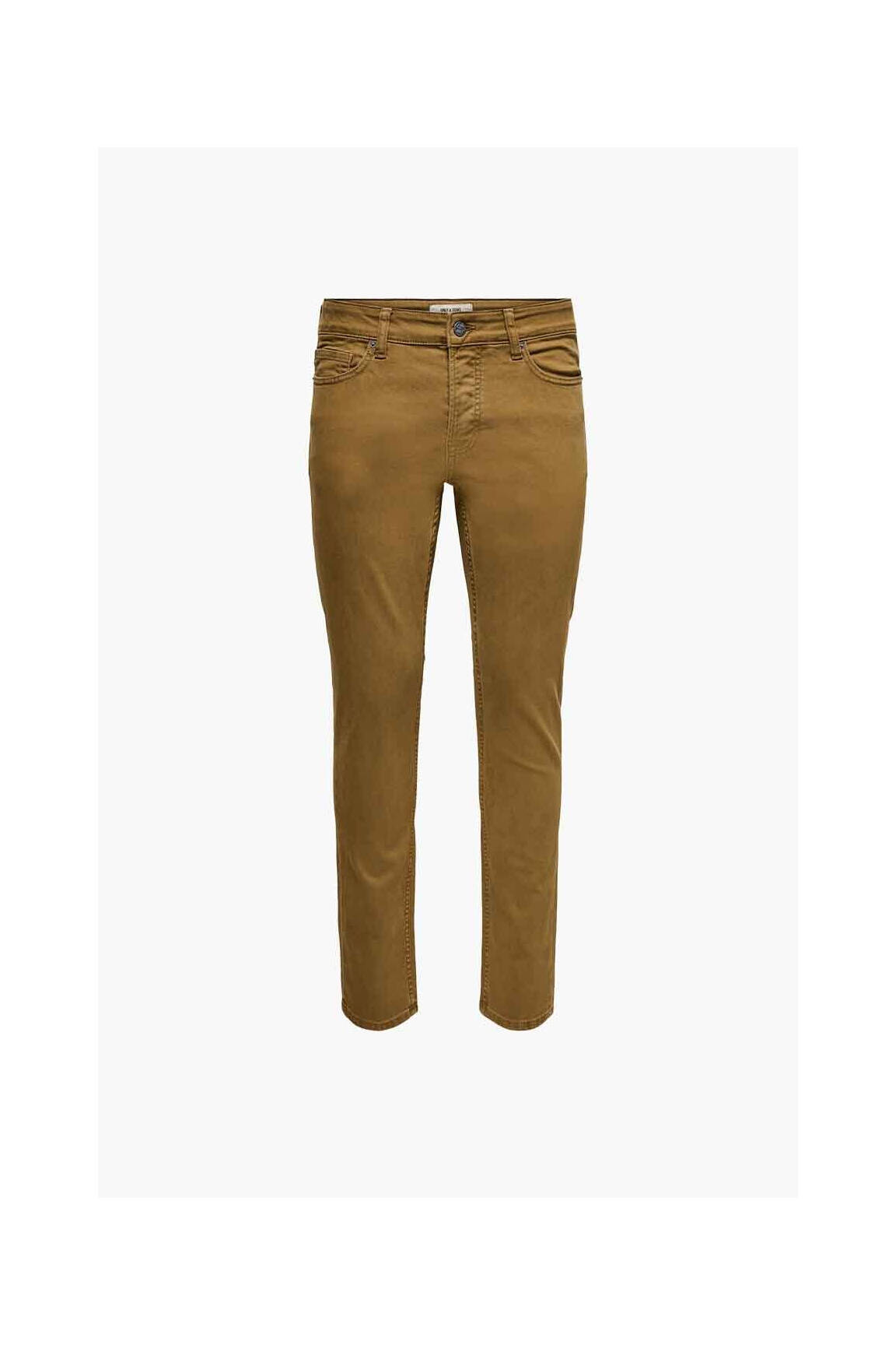 Lieknos džinsai rudas ONLY&SONS vyras