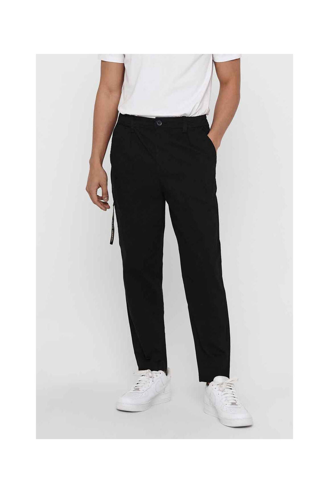 Chino kelnė juodas ONLY&SONS vyras