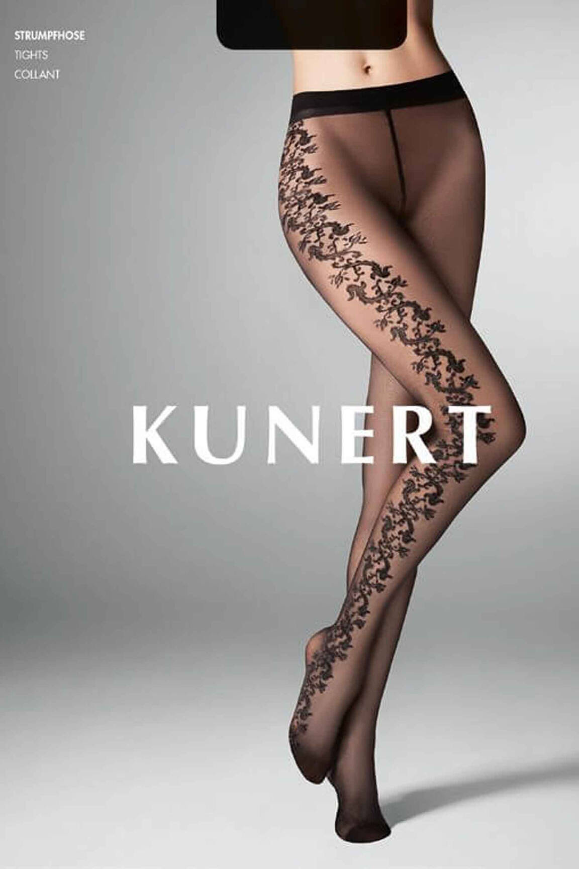 Kojinės juodas KUNERT moteris