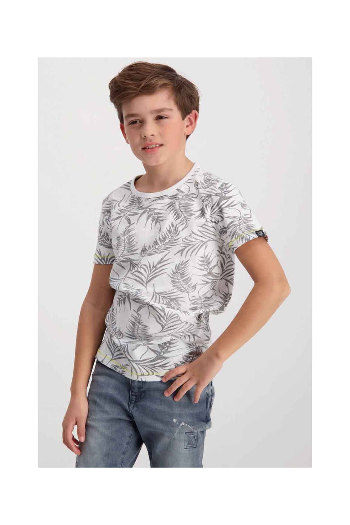 T-marškinys baltas CARS JEANS berniukas