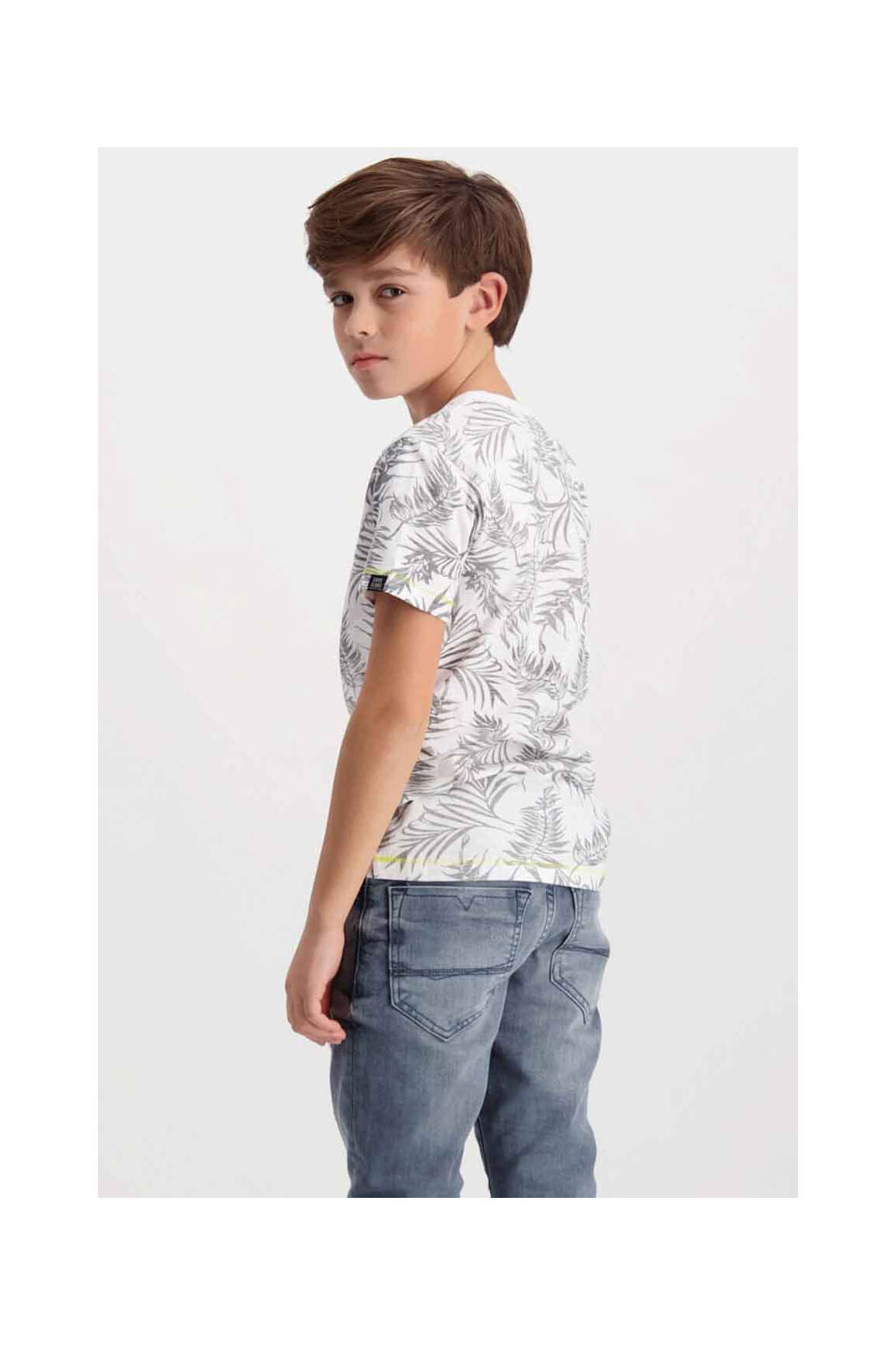 T-marškinys baltas CARS JEANS berniukas