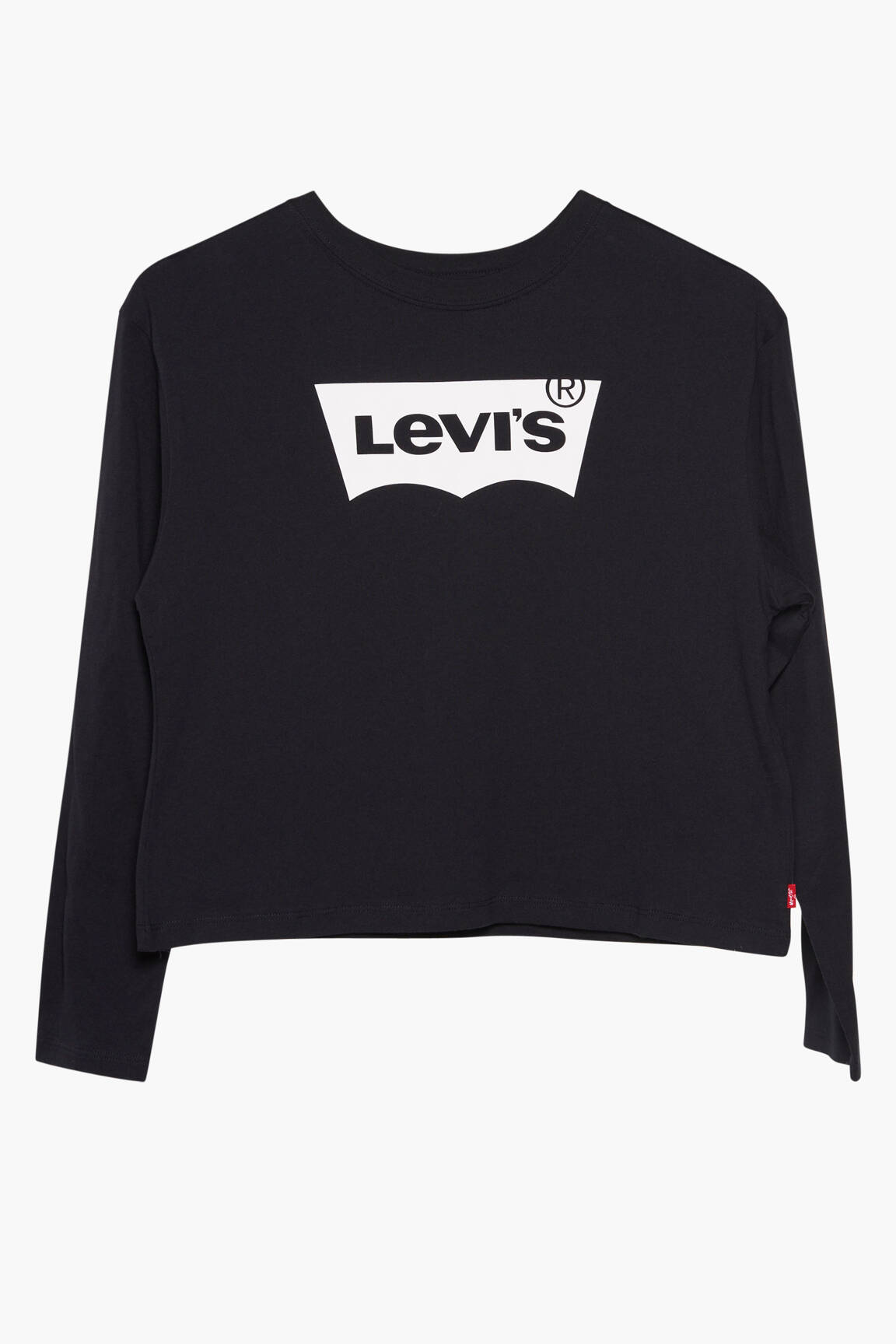 T-marškinys juodas LEVI'S mergina