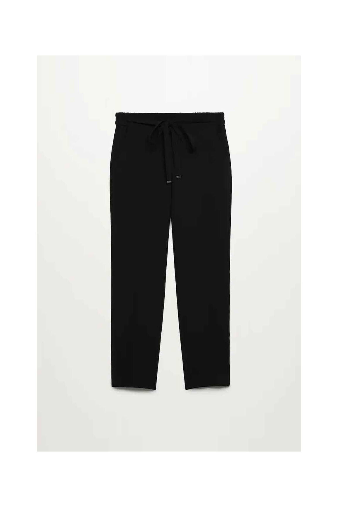 Chino kelnė juodas MANGO moteris