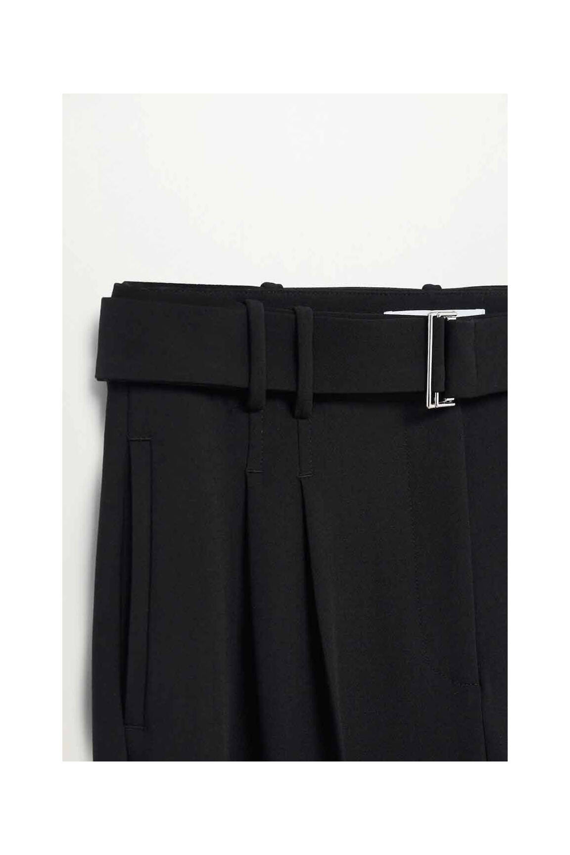 Chino kelnė juodas MANGO moteris