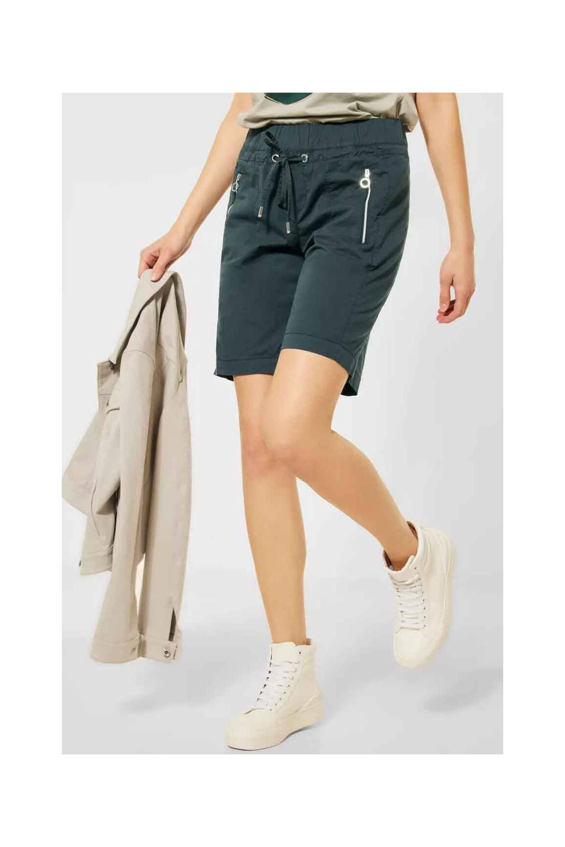 Bermudas žalias STREET ONE moteris
