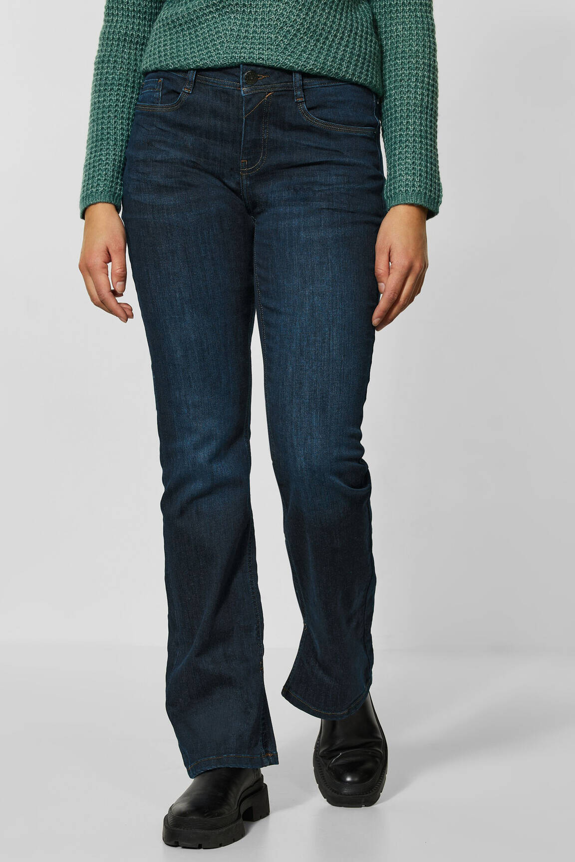 Bootcut džinsai mėlyna STREET ONE moteris