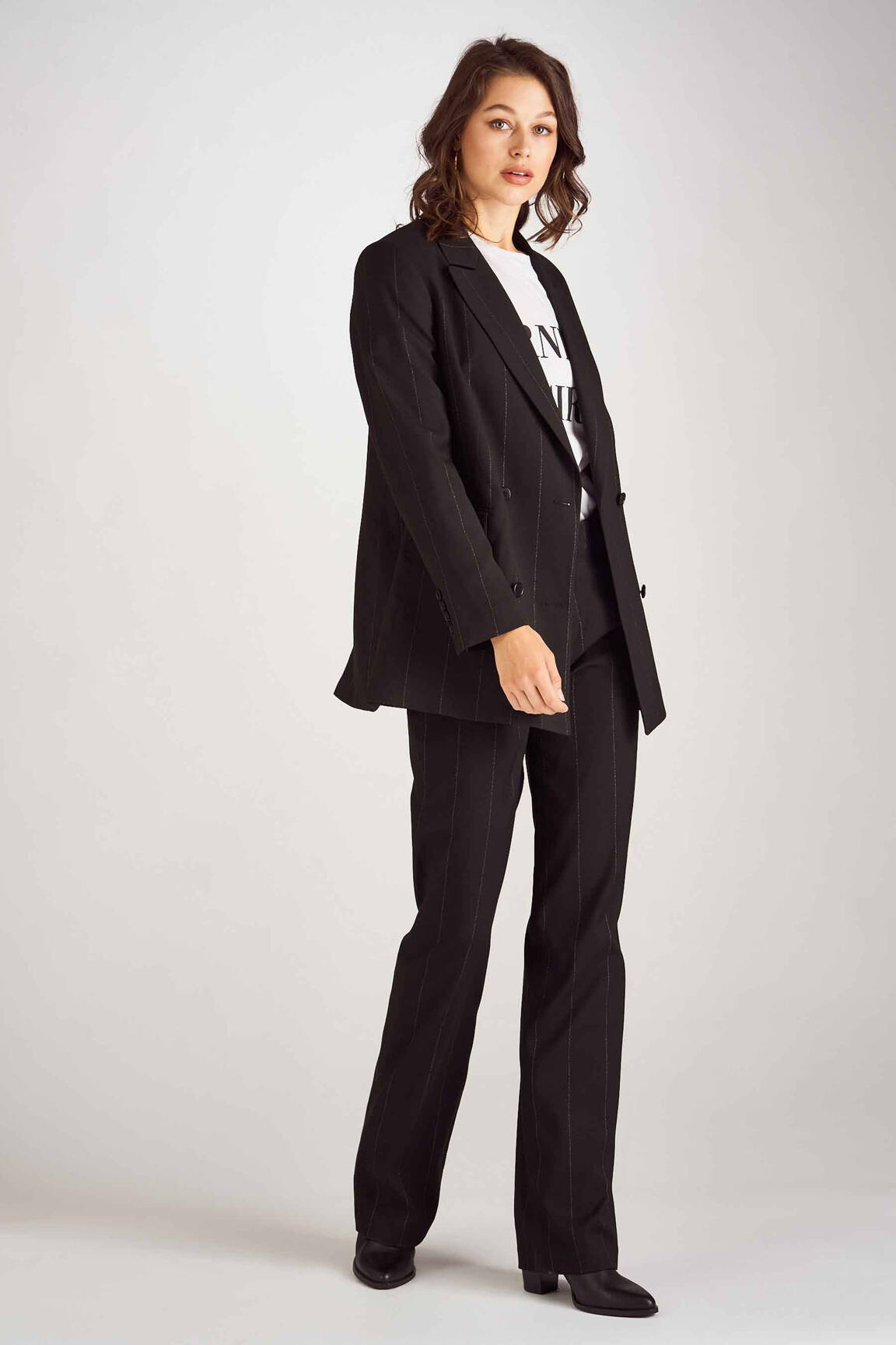 Tiesi kelnė juodas ASTRID BLACK LABEL moteris