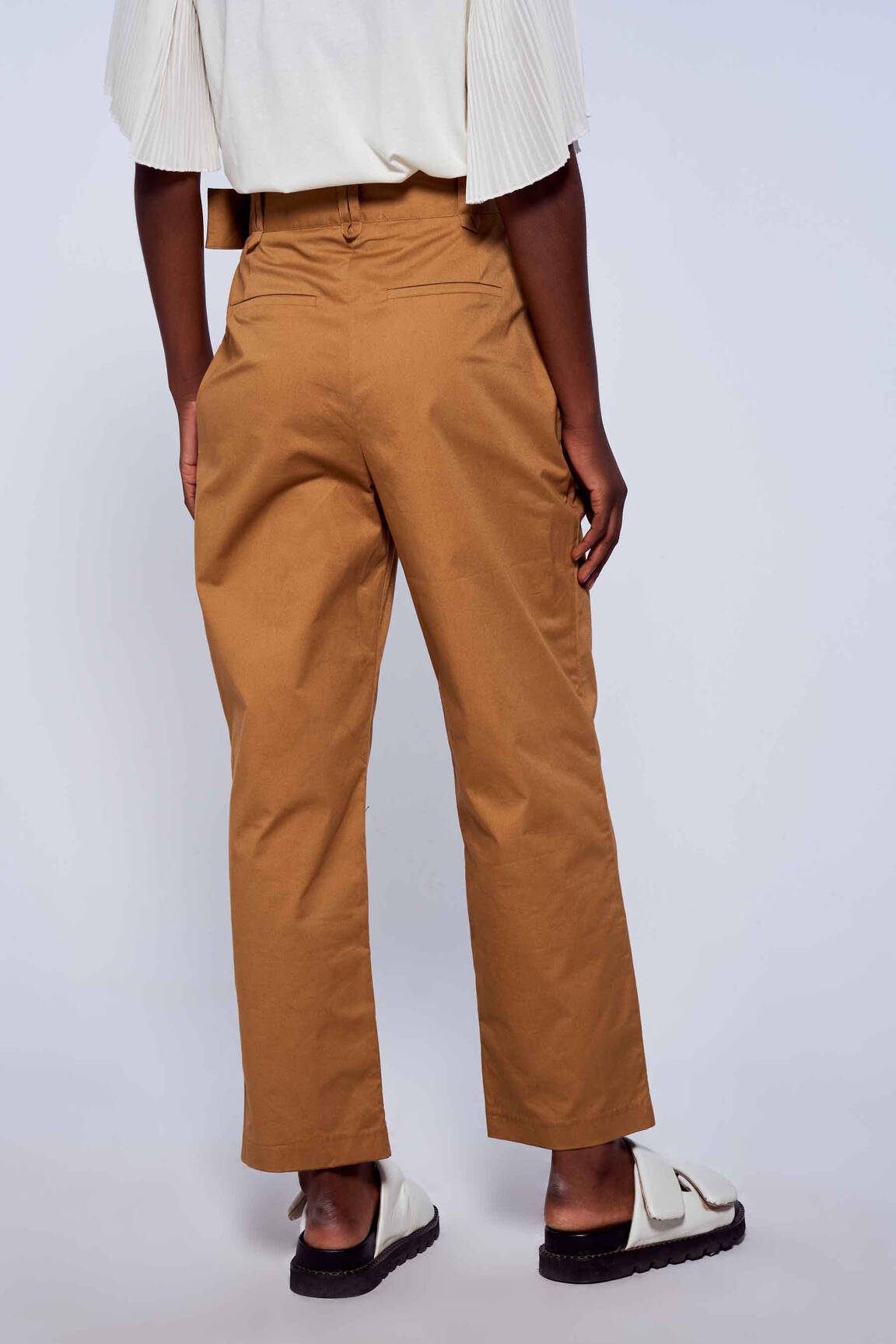Chino kelnė rudas ASTRID BLACK LABEL moteris