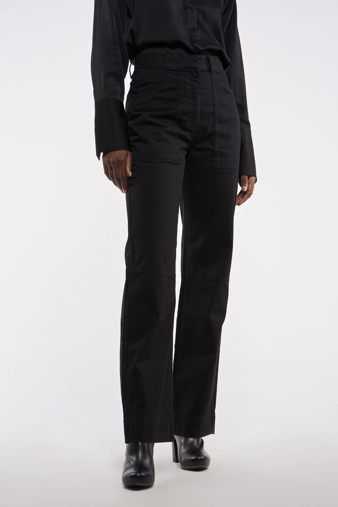 Kargo kelnė juodas ASTRID BLACK LABEL moteris