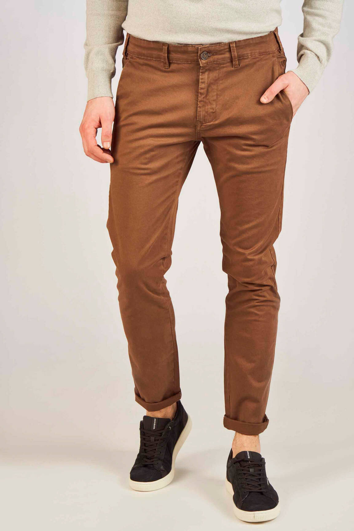 Chino kelnė rudas BRUCE & BUTLER  vyras