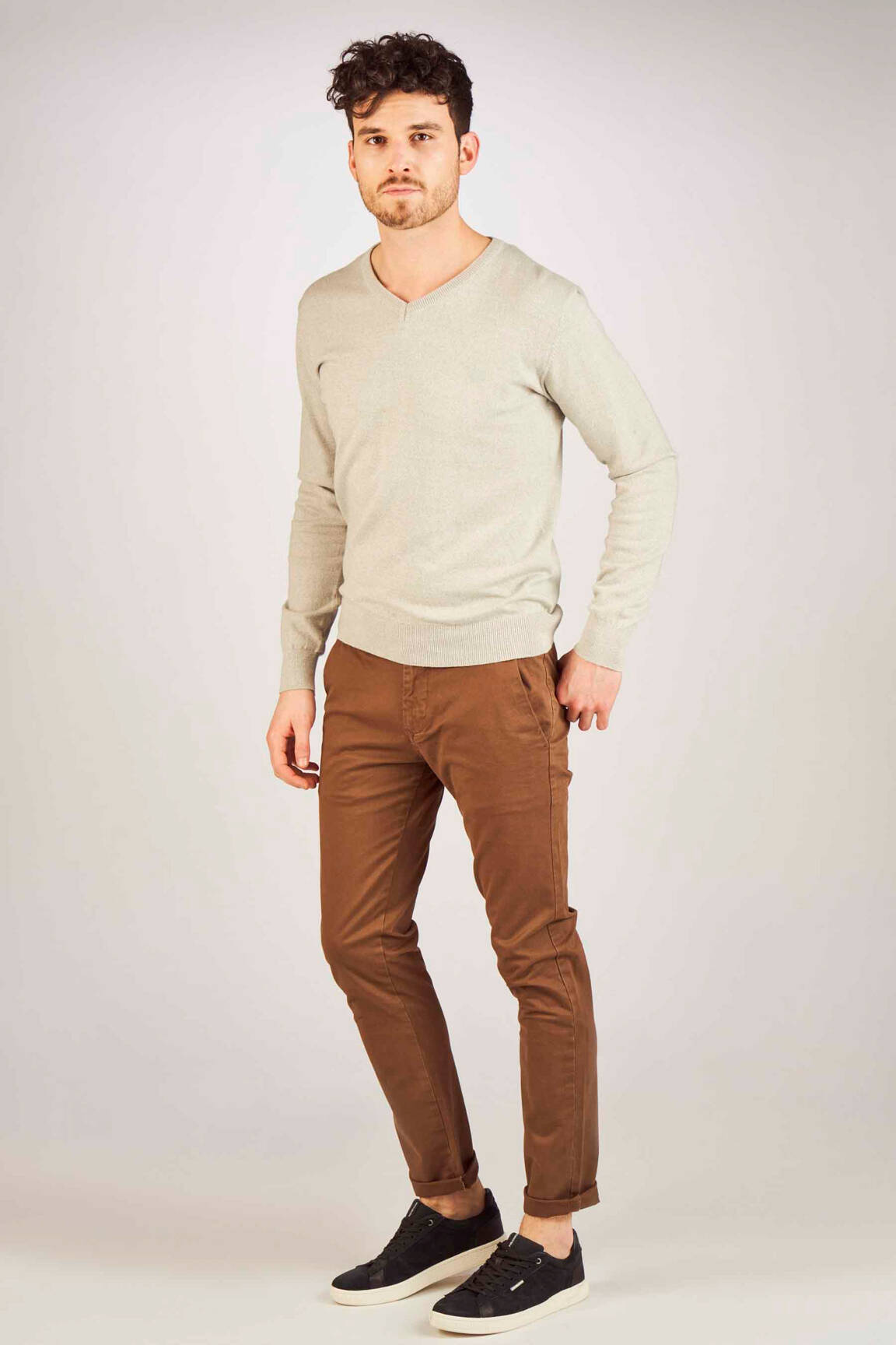 Chino kelnė rudas BRUCE & BUTLER  vyras