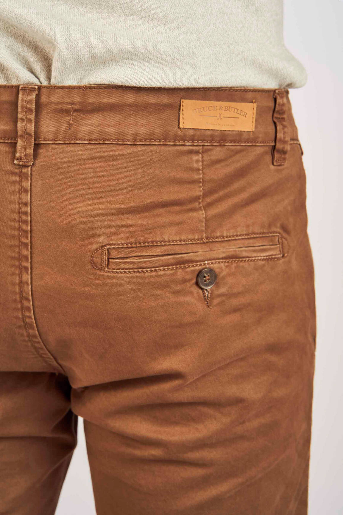 Chino kelnė rudas BRUCE & BUTLER  vyras