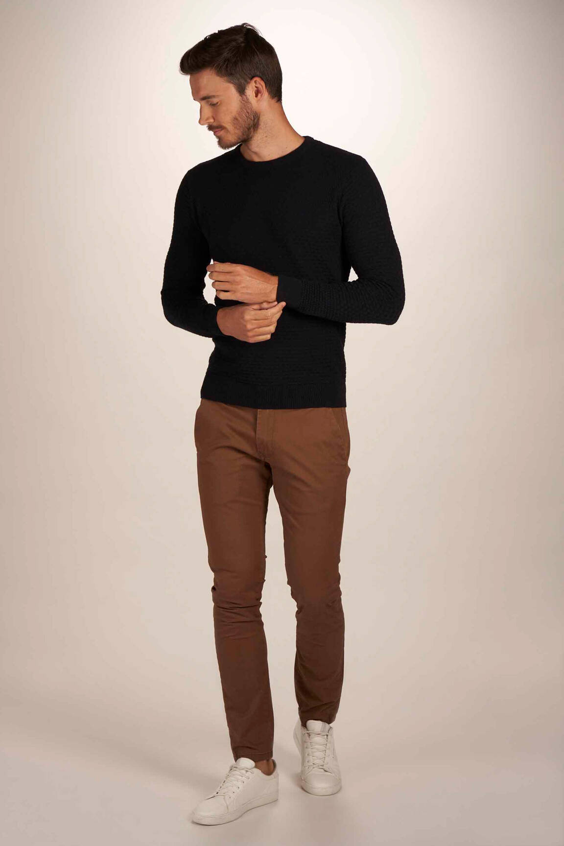 Chino kelnė rudas BRUCE & BUTLER  vyras