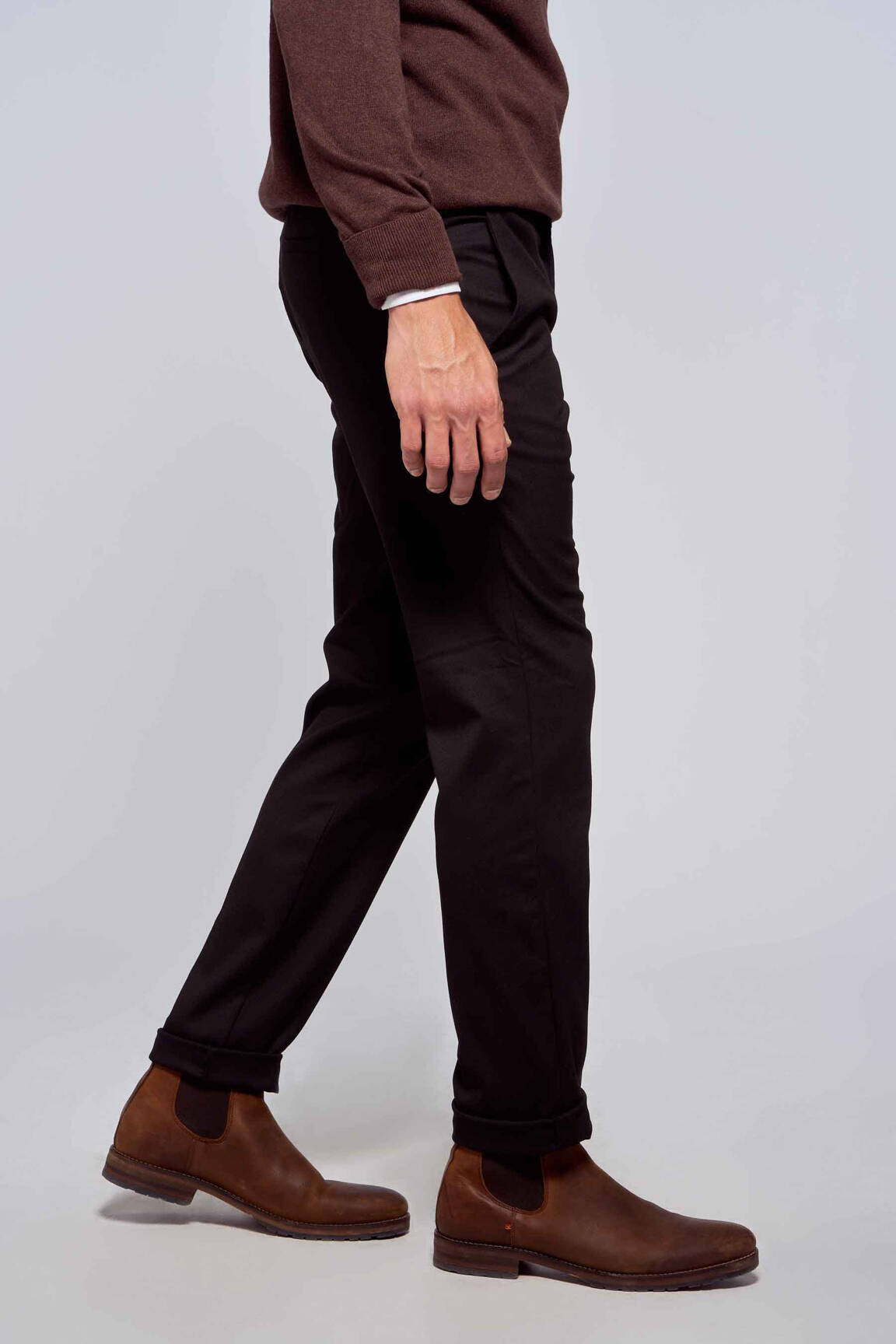 Chino kelnė juodas BRUCE & BUTLER  vyras